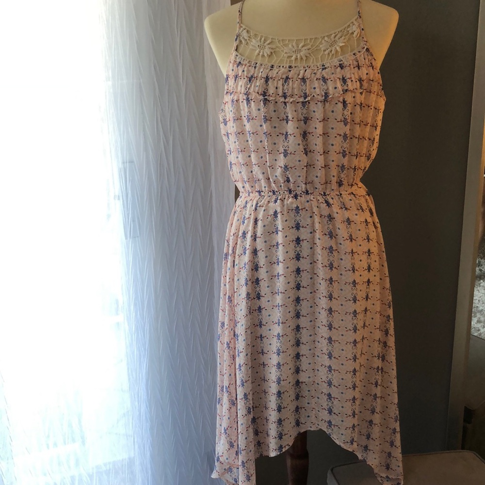 Floral halter dress